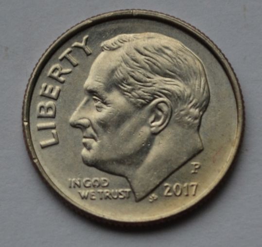 США, 10 центов 2017 г. Р