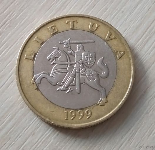 Литва 2 лита 1999, состояние!