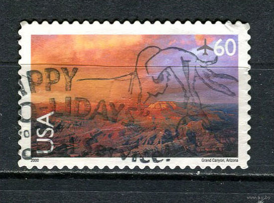 США - 2000 - Большой каньон - [Mi. 3258] - полная серия - 1 марка. Гашеная.  (Лот 34De)