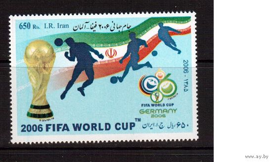 Иран-2006,(Мих.3026)  **  , Спорт, ЧМ по футболу
