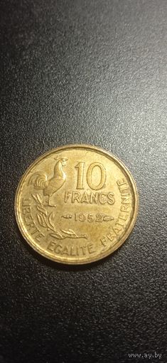 Франция 10 франков 1952 г.