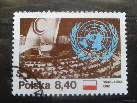 Польша, 1980, 35 лет ООН