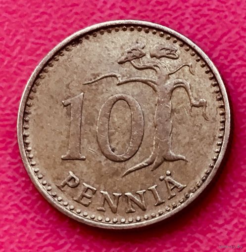 10-13 Финляндия, 10 пенни 1972 г.