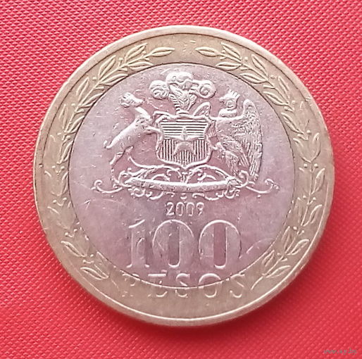 65-15 Чили, 100 песо 2009 г.