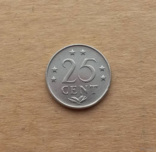 Нидерландские Антильские острова, 25 центов 1977 г.