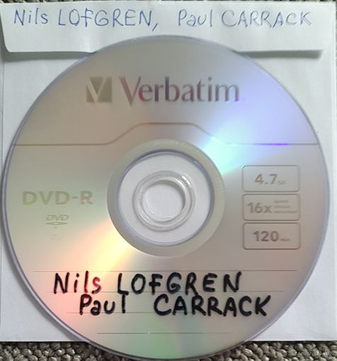 DVD MP3 дискография- Nils LOFGREN, Paul CARRACK - 1 DVD (Classic Rock, Pop-Rock, Soft Rock)