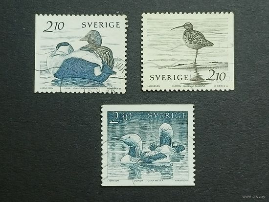 Швеция 1986. Водоплавающие птицы. Полная серия