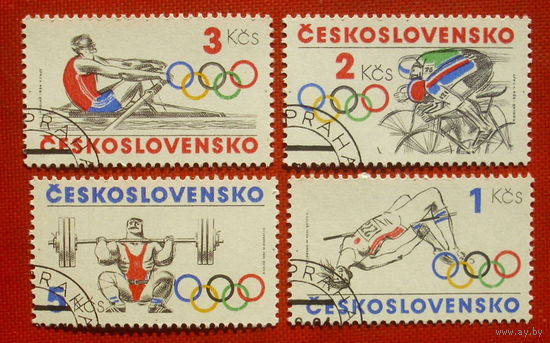 Чехословакия. Олимпиада. ( 4 марки ) 1984 года. 9-15.