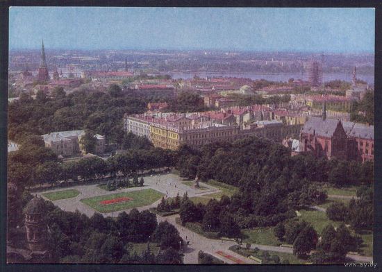 СССР ДМПК 1977 Рига панорама города