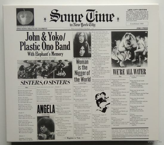 CD John & Yoko / Plastic Ono Band With Elephants Memory And Invisible Strings - Some Time In New York City (2005)