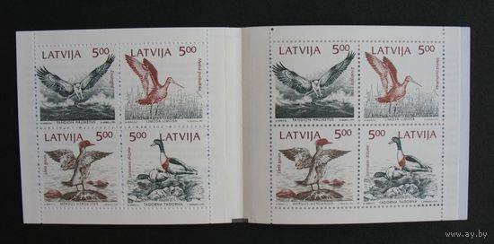 Птицы. Латвия 1992 год. Буклет