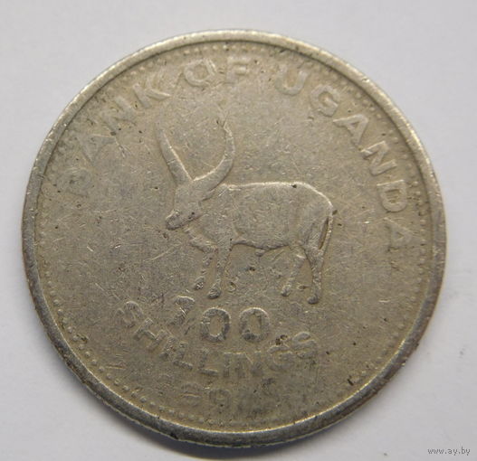 Уганда 100 шиллингов 1998 г