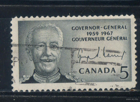 GB Доминион Канада 1967 Кончина Ж.-Ф. Ванье - генерал-губернатора Канады #415