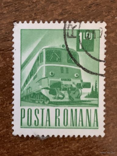 Румыния 1971. Тепловоз. Марка из серии