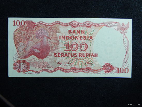 Индонезия 100 рупий 1984г.AU