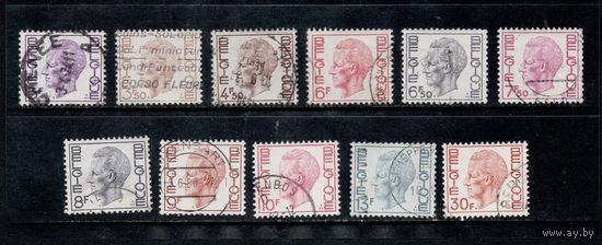 Бельгия 1976/1977 Стандарт. Король Болдуин. 11 марок