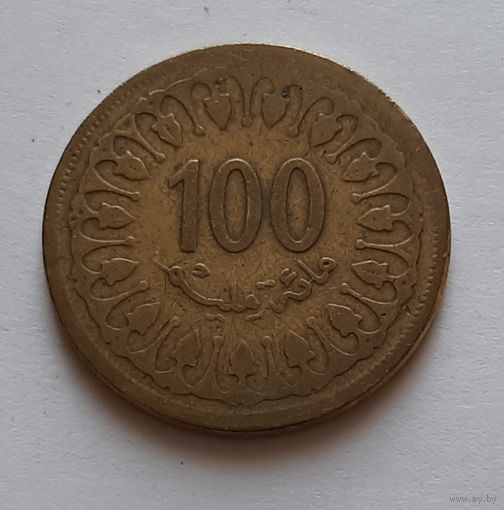 100 миллим 1983 г. Тунис