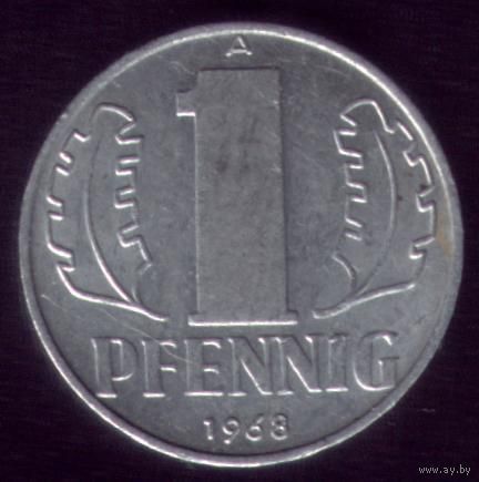 1 пфенниг 1968 год ГДР