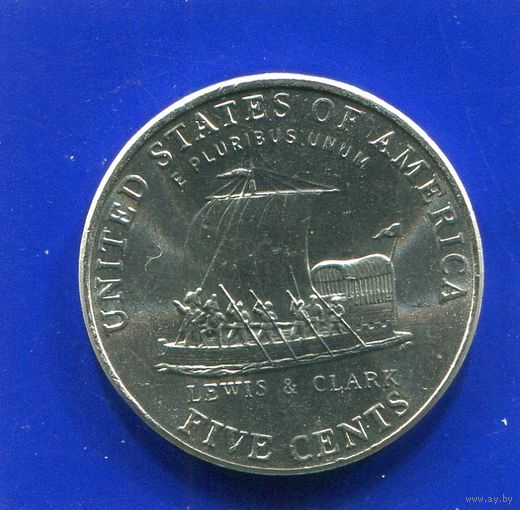 США 5 центов 2004 Р , UNC