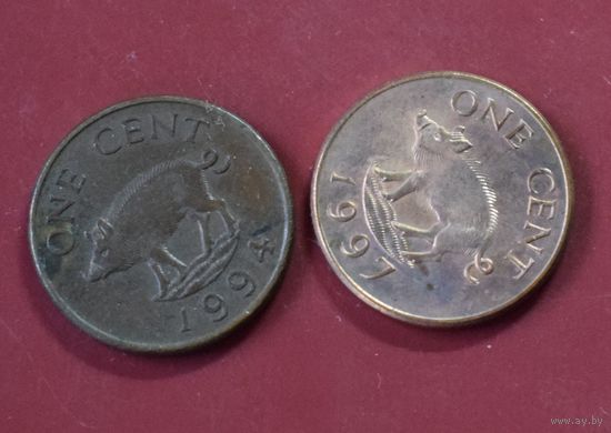Бермудские острова 2 монеты