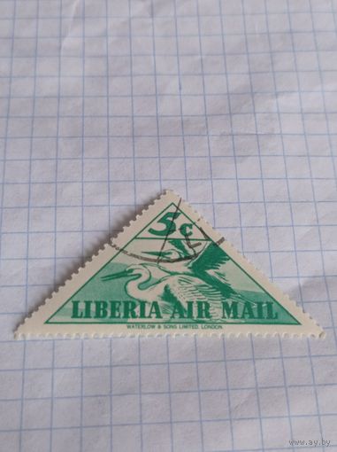 Авиапочта Либерии 1938 года.