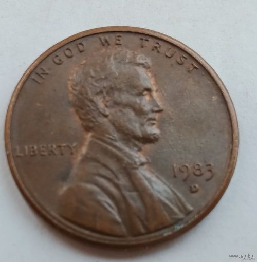1 цент 1983 D