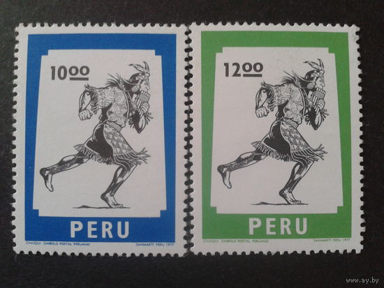 Перу 1977 бегущий инка, гонец