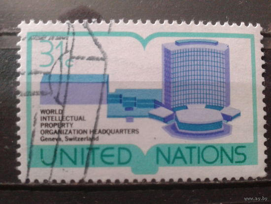 ООН Нью-Йорк 1977 Здание ООН в Женеве