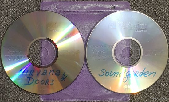 CD MP3 NIRVANA, The DOORS, SOUNDGARDEN - 2 CD