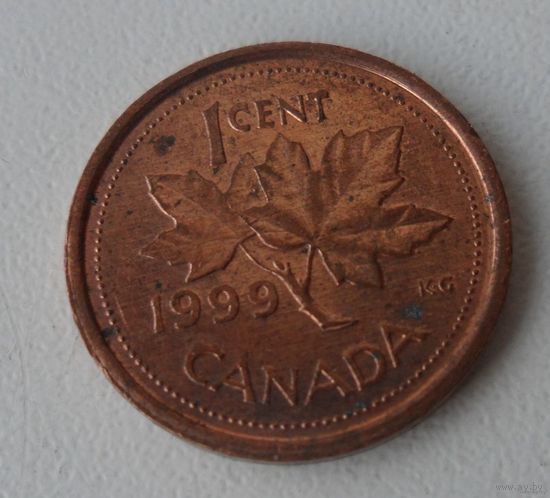 1 цент Канада 1999 г.в.