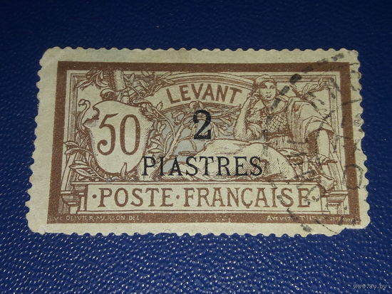 Франция Левант 1902 стандарт с надпечаткой