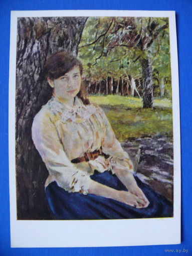 Серов В. А., Девушка, освещенная солнцем. Портрет М. Я. Симонович, 1966.