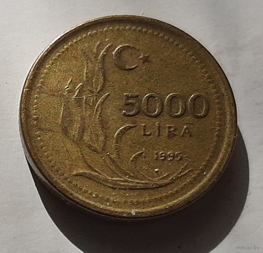 5000 лир 1995 г. Турция