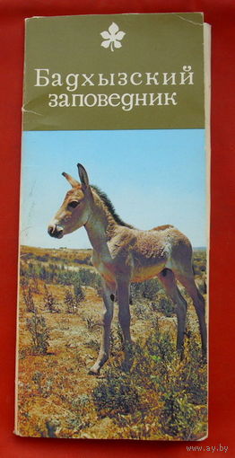 Бадхызский заповедник. Фото Константинова. Комплект из 15 цветных открыток.  1981 года. 21.