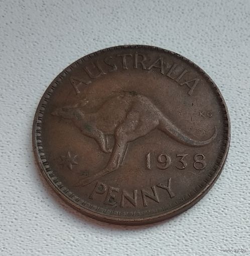 Австралия 1 пенни, 1938  2-16-1