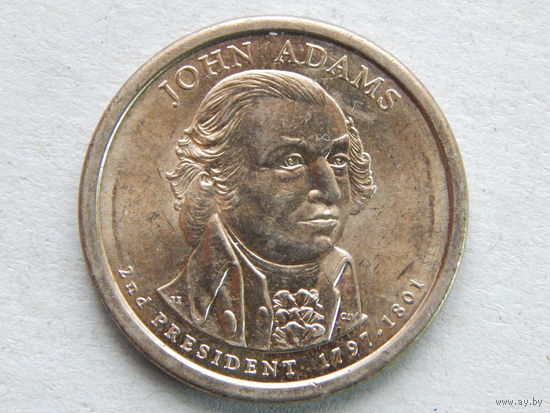 США 1 доллар 2007г.Джон Адамс (2-ой президент).