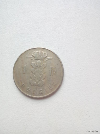 1 франк 1960 Бельгия KM# 143.1 медно-никелевый сплав
