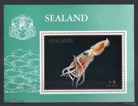 Силенд (Sealand) 1970. Кальмар MNH