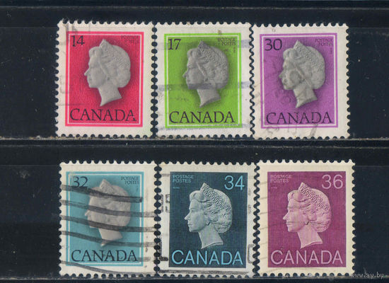 GB Доминион Канада 1978-87 EII Стандарт #682,717,830,873,967,1060