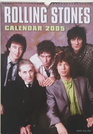 КАЛЕНДАРЬ НАСТЕННЫЙ ПЕРЕКИДНОЙ, Rolling Stones 2005г.