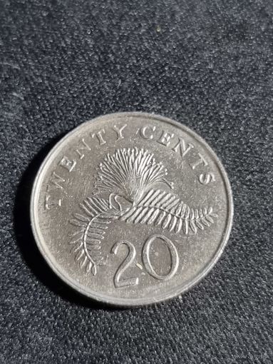 Сингапур 20 центов 1993