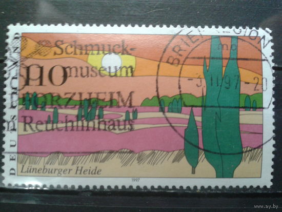 Германия 1997 немецкий пейзаж Михель-1,2 евро гаш.