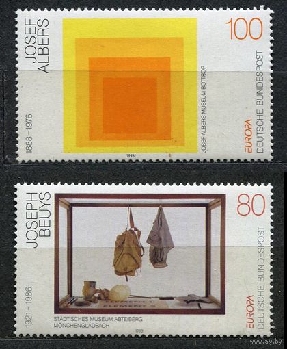 Современное искусство. Германия. 1993. Полная серия 2 марки. Чистые