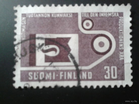 Финляндия 1962 эмблема транспорта