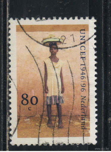 Нидерланды 1996 50 летие Детского фонда ООН (ЮНИСЕФ) Девочка из Ганы #1591