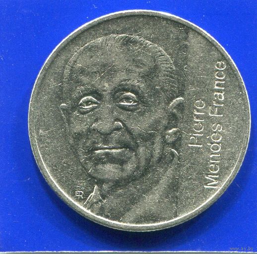 Франция 5 франков 1992 , Мендес