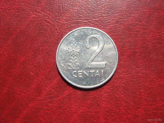 2 цента 1991 год Литва