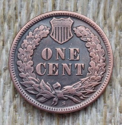 США 1 цент 1909 года, S.