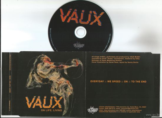 Vaux - On Life; Living (4tracks USA CD EP 2002)