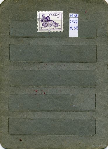 ПОЛЬША, 1978, СКУЛЬПТУРЫ (стандарт)    1м,  (справочно приведены номера и цены по  Michel)